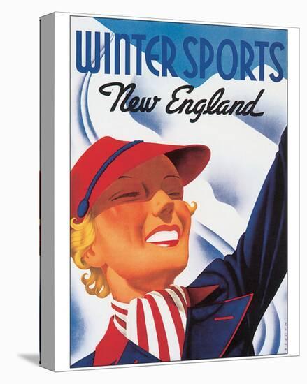 Winter Sports, New England-Sascha Maurer-Stretched Canvas