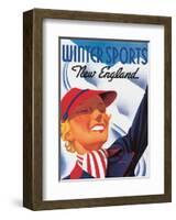 Winter Sports, New England-Sascha Maurer-Framed Art Print