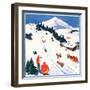 "Winter Sports Scene,"January 1, 1932-Dudley Gloyne Summers-Framed Premium Giclee Print