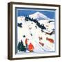 "Winter Sports Scene,"January 1, 1932-Dudley Gloyne Summers-Framed Giclee Print