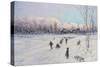 Winter Sports-Firthofj Smith-Hald-Stretched Canvas