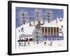 Winter Station-Gordon Barker-Framed Giclee Print