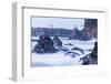 Winter storm watching, Cape Arago Lighthouse from Shore Acres State Park, Oregon Coast, USA-Stuart Westmorland-Framed Photographic Print