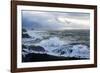 Winter storm watching, Shore Acres State Park, Southern Oregon Coast, USA-Stuart Westmorland-Framed Photographic Print