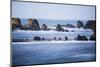 Winter storm watching, Shore Acres State Park, Southern Oregon Coast, USA-Stuart Westmorland-Mounted Photographic Print