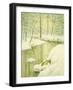 Winter Stream, Sunset Glow-Walter Launt Palmer-Framed Giclee Print