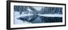 Winter Stream Tahoe CA-Panoramic Images-Framed Photographic Print