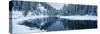 Winter Stream Tahoe CA-Panoramic Images-Stretched Canvas