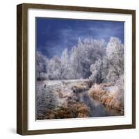 Winter Stream-Philippe Sainte-Laudy-Framed Photographic Print