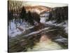 Winter Stream-Robert Blum-Stretched Canvas