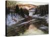 Winter Stream-Robert Blum-Stretched Canvas