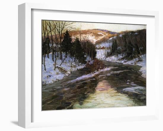 Winter Stream-Robert Blum-Framed Giclee Print