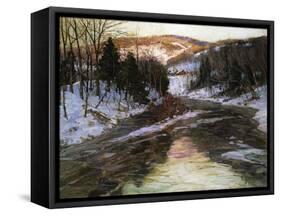 Winter Stream-Robert Blum-Framed Stretched Canvas