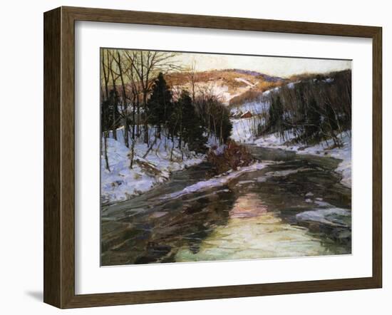 Winter Stream-Robert Blum-Framed Giclee Print