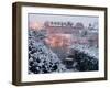 Winter Suburb-Charles Bowman-Framed Photographic Print