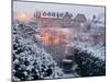 Winter Suburb-Charles Bowman-Mounted Photographic Print