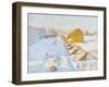 Winter Sun and Shadow, 1890 (Oil on Canvas)-Robert William Vonnoh-Framed Giclee Print