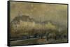 Winter Sun at Paris-Albert Lebourg-Framed Stretched Canvas