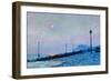 Winter Sun, Deal Beach, 2017-Clive Metcalfe-Framed Giclee Print