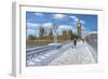 Winter Sun - Houses of Parliament London-Richard Harpum-Framed Art Print