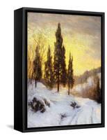 Winter Sundown-Walter Launt Palmer-Framed Stretched Canvas