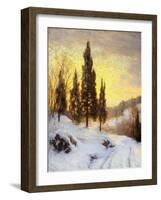 Winter Sundown-Walter Launt Palmer-Framed Giclee Print