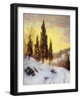 Winter Sundown-Walter Launt Palmer-Framed Giclee Print