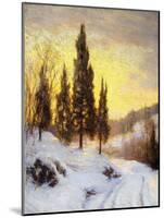 Winter Sundown-Walter Launt Palmer-Mounted Giclee Print