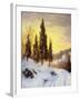 Winter Sundown-Walter Launt Palmer-Framed Giclee Print