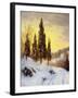 Winter Sundown-Walter Launt Palmer-Framed Giclee Print