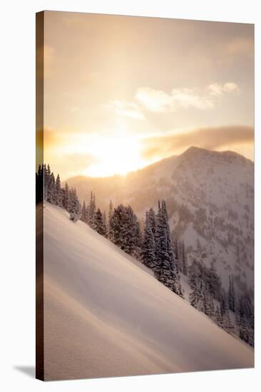 Winter Sunrise over Patsy Marley, Alta, Utah-Louis Arevalo-Stretched Canvas