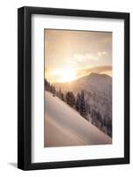 Winter Sunrise over Patsy Marley, Alta, Utah-Louis Arevalo-Framed Photographic Print