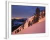 Winter Sunrise, Uinta-Wasatch-Cache National Forest, Utah, USA-Charles Gurche-Framed Photographic Print