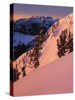 Winter Sunrise, Uinta-Wasatch-Cache National Forest, Utah, USA-Charles Gurche-Stretched Canvas