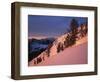 Winter Sunrise, Uinta-Wasatch-Cache National Forest, Utah, USA-Charles Gurche-Framed Photographic Print