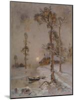 Winter Sunset, 1900-Juli Julievich Klever-Mounted Giclee Print