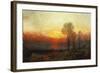 Winter Sunset - a Slide, 1850-Francis Danby-Framed Giclee Print