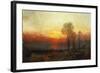 Winter Sunset - a Slide, 1850-Francis Danby-Framed Giclee Print