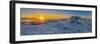 Winter sunset, Borgarfjordur, Iceland-null-Framed Photographic Print