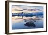 Winter Sunset over Jokulsarlon-Lee Frost-Framed Photographic Print