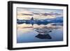 Winter Sunset over Jokulsarlon-Lee Frost-Framed Photographic Print