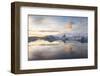 Winter Sunset over Jokulsarlon-Lee Frost-Framed Photographic Print