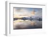 Winter Sunset over Jokulsarlon-Lee Frost-Framed Photographic Print