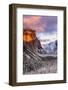 Winter sunset over Yosemite Valley from Tunnel View, Yosemite National Park, California, USA-Russ Bishop-Framed Photographic Print