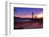 Winter Sunset, Sand Beach Bay, Lake Tahoe-George Oze-Framed Photographic Print