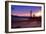 Winter Sunset, Sand Beach Bay, Lake Tahoe-George Oze-Framed Photographic Print