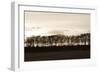 Winter Sunset Sepia II-Alan Hausenflock-Framed Photographic Print