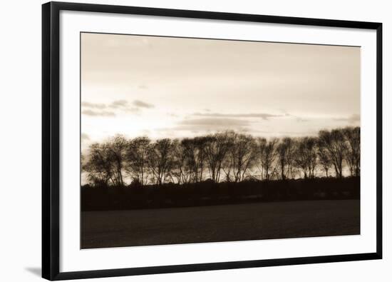 Winter Sunset Sepia II-Alan Hausenflock-Framed Photographic Print