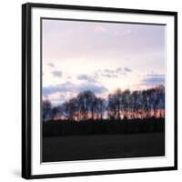 Winter Sunset Square I-Alan Hausenflock-Framed Photographic Print