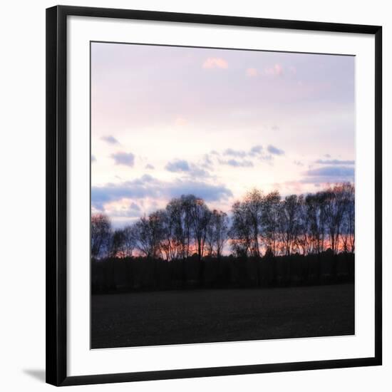 Winter Sunset Square I-Alan Hausenflock-Framed Photographic Print